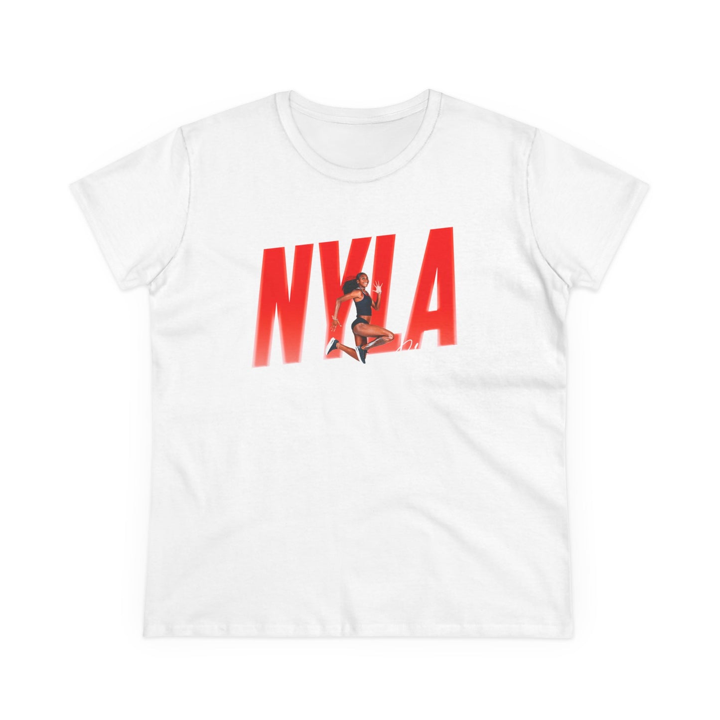Nyla Cherry Cursive Combo Colored Women's Tee