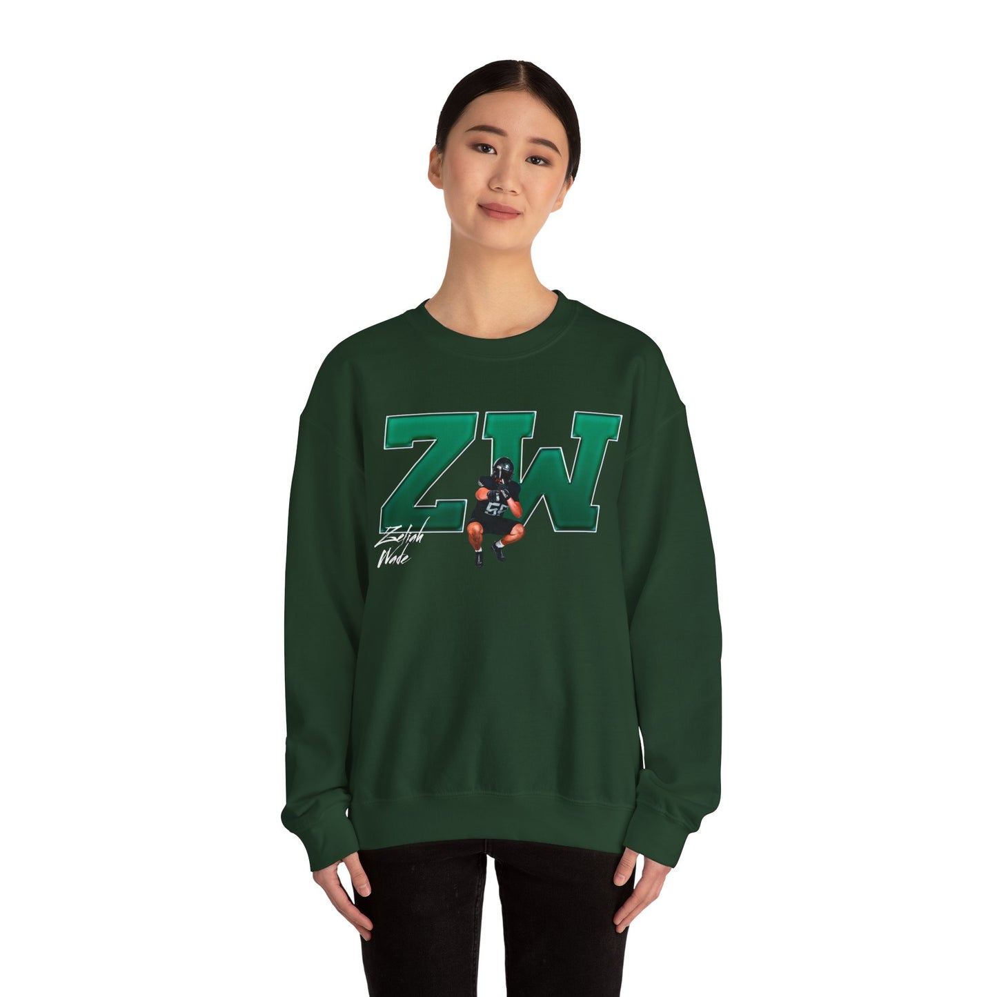 Zeliah Wade Big Initials Crewneck Sweatshirt
