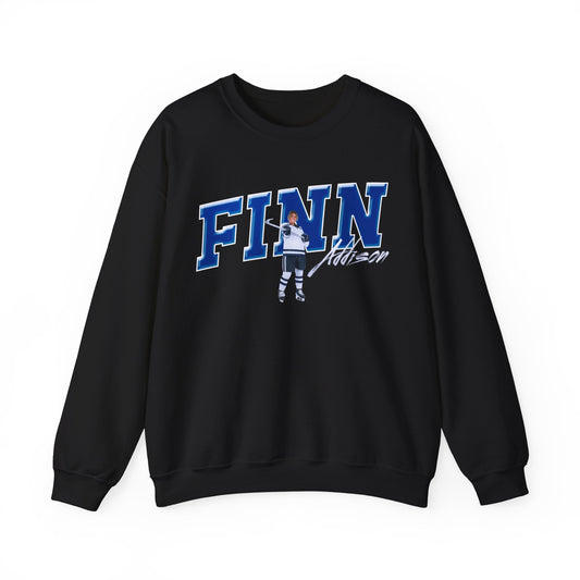 Addison Finn Cursive Combo Colored Crewneck Sweatshirt