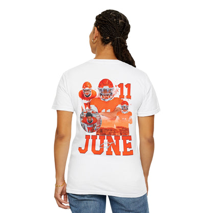CJ June Logo Front & Back Premium Tee