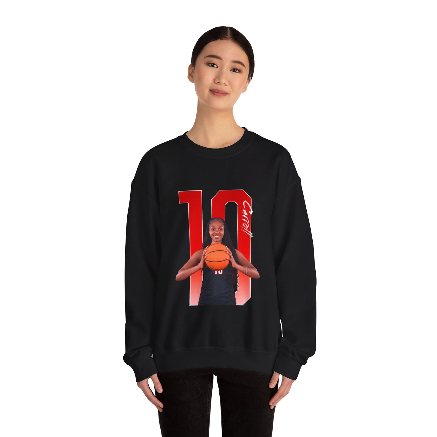 Angela Carroll Player Icon Number Crewneck Sweatshirt