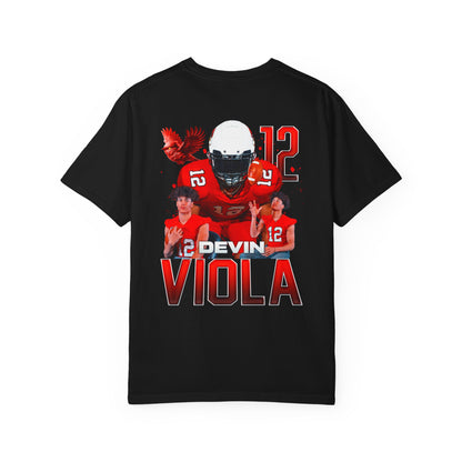Devin Viola Logo Front & Back Premium Tee