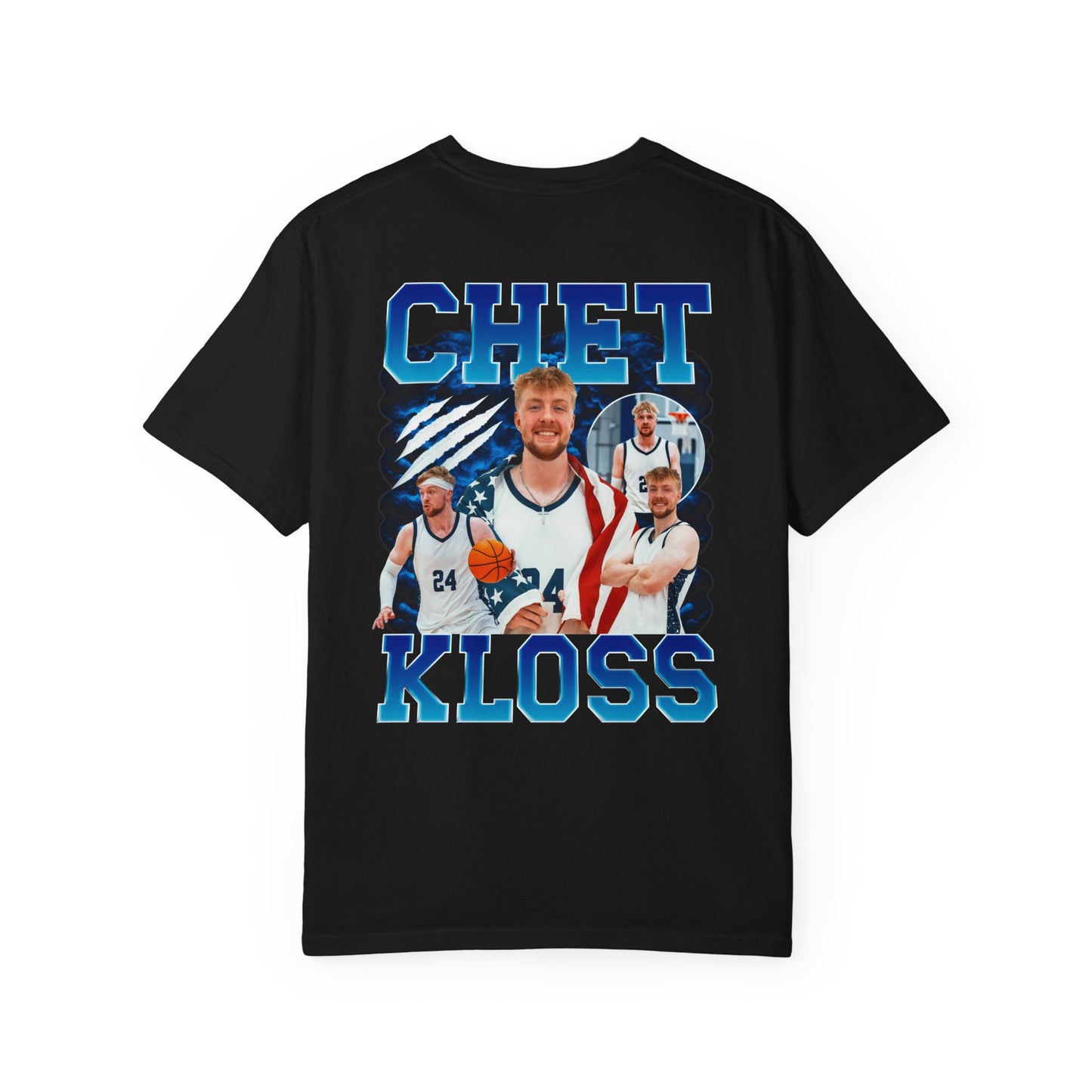 Chet Kloss Logo Front & Back Premium Tee