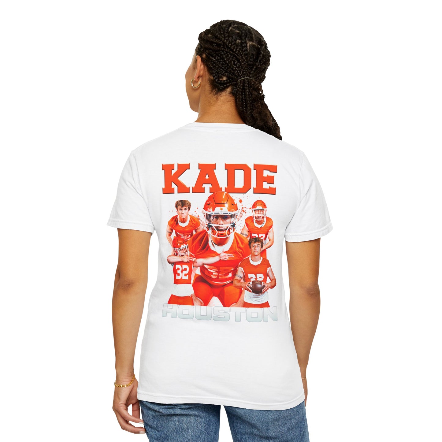 Kade Houston Logo Front & Back Premium Tee