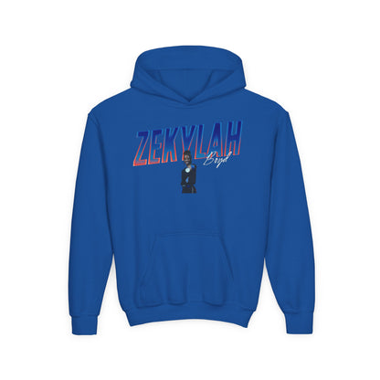 Zekylah Boyd Cursive Combo Kids Hoodie