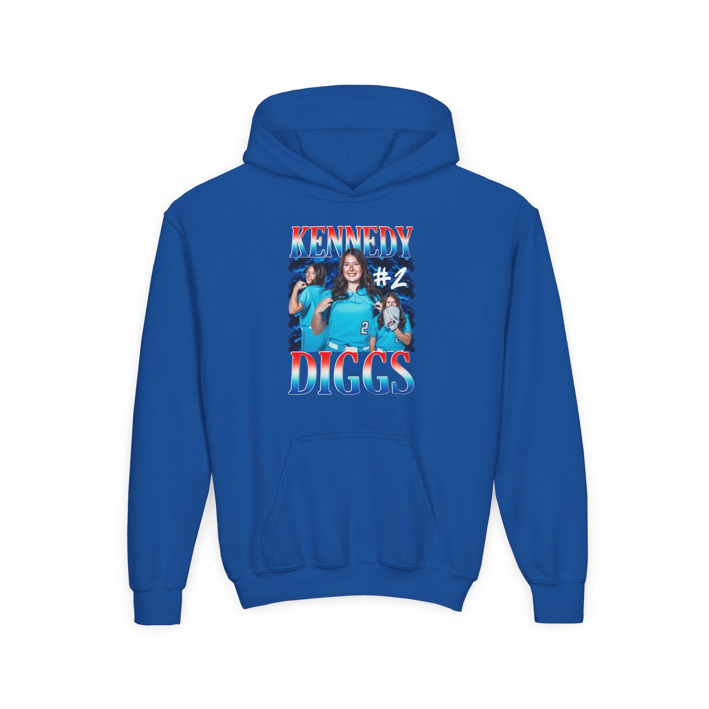 Kennedy Diggs Single Color Combo Kids Hoodie