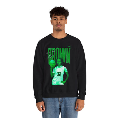 Taja Brown Faded Glory Crewneck Sweatshirt