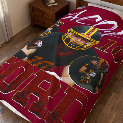 Jacob Ford 60"-80" Plush Blanket