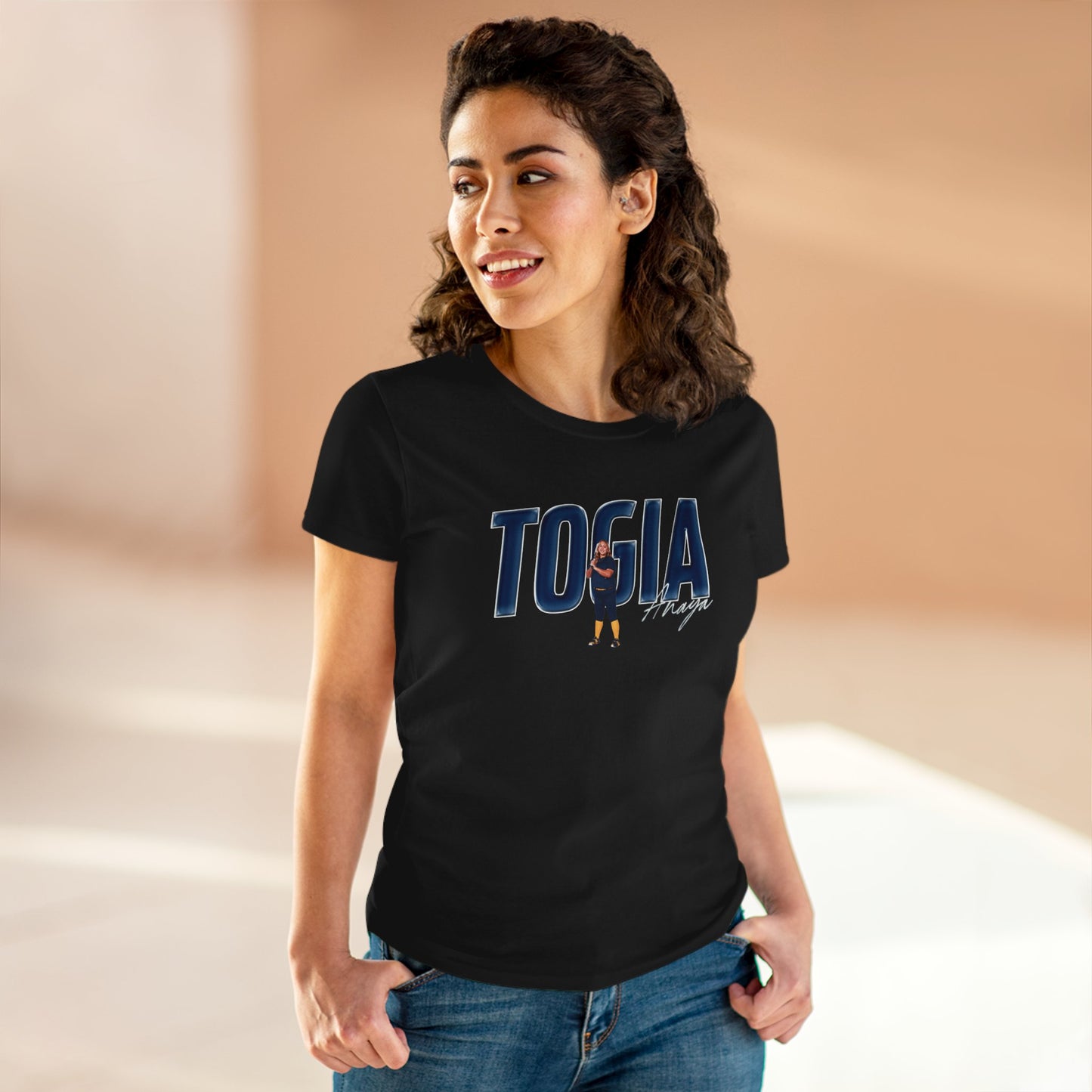 Anaya Togia Cursive Combo Women's Tee