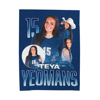 Teya Yeomans 60"-80" Plush Blanket