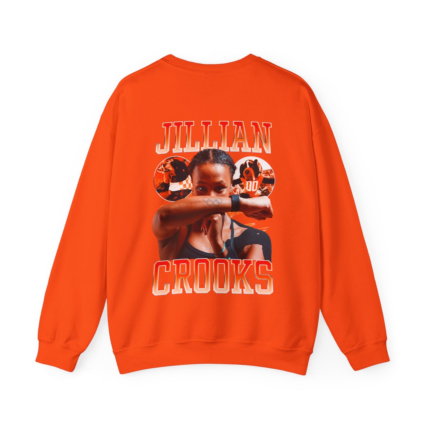 Jillian Crooks Logo Front & Back Crewneck