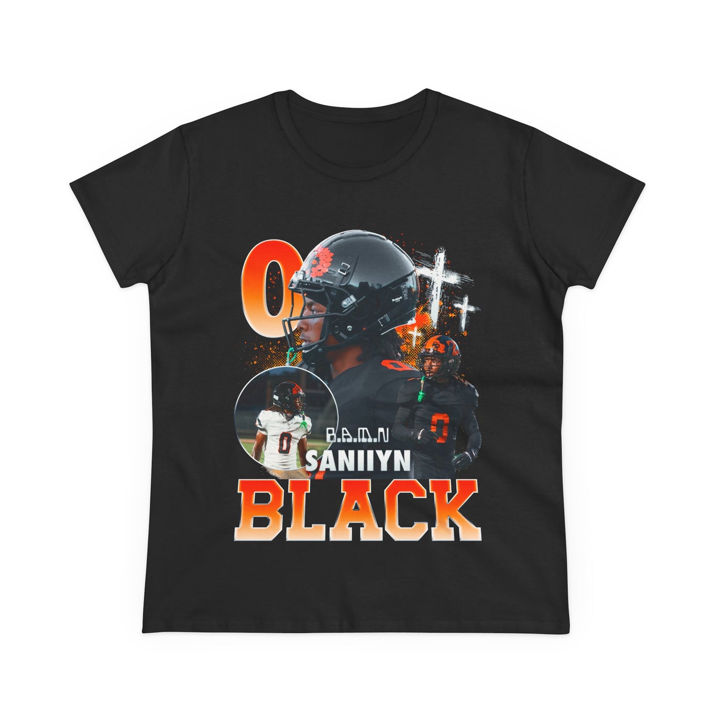 Saniiyn Black Women's Tee