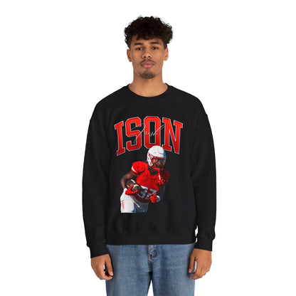 Fresh Ison Curved Combo Colored Crewneck Sweatshirt