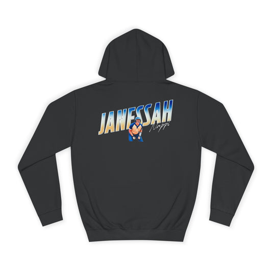 Janessah Nappi Cursive Combo Premium Hoodie