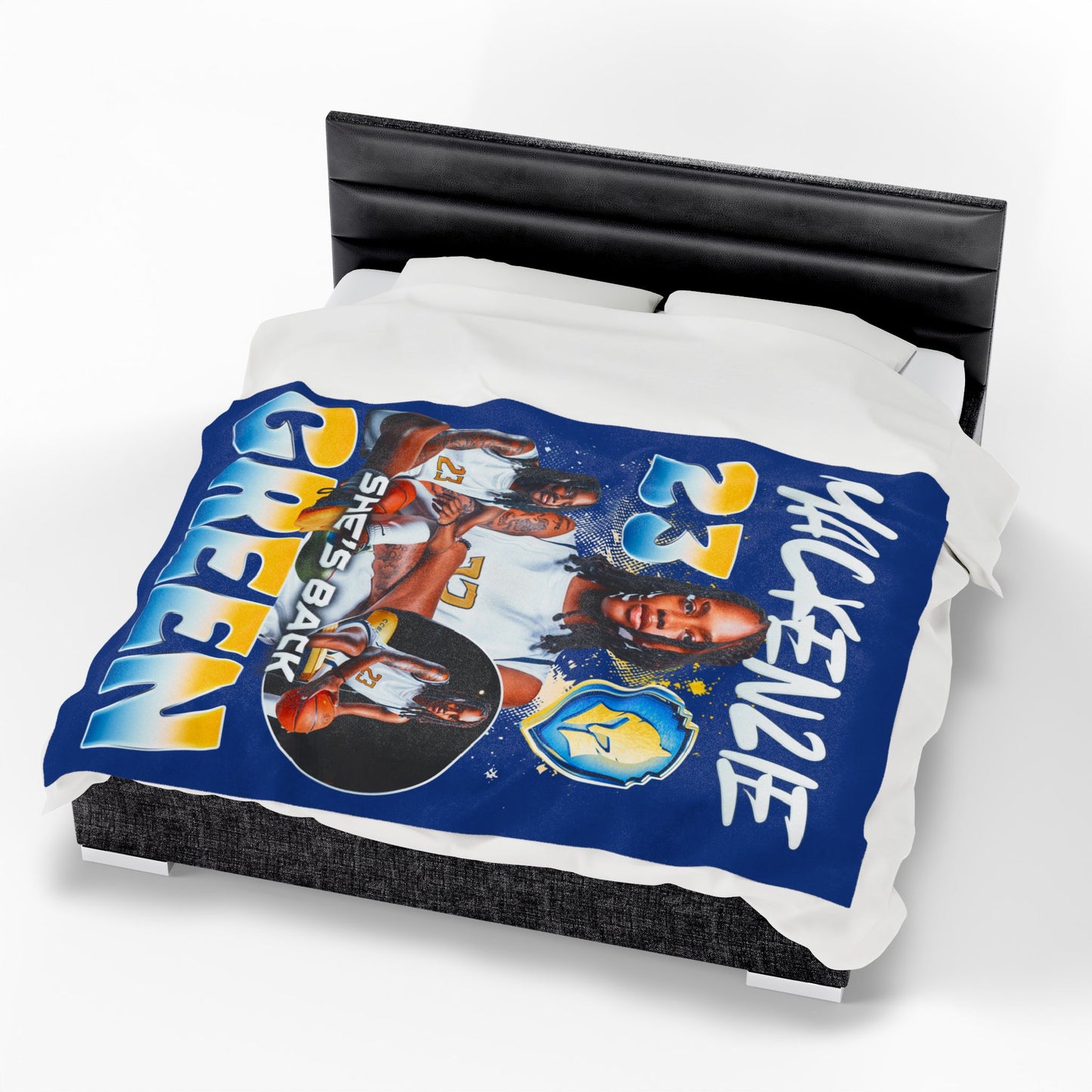 Mackenzie Green 60"-80" Plush Blanket