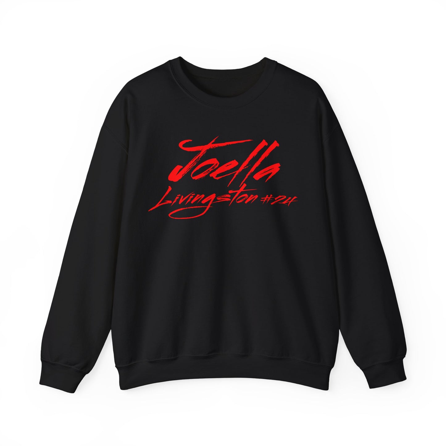 Joella Livingston Cursive Name & Number Crewneck Sweatshirt