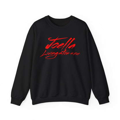 Joella Livingston Cursive Name & Number Crewneck Sweatshirt