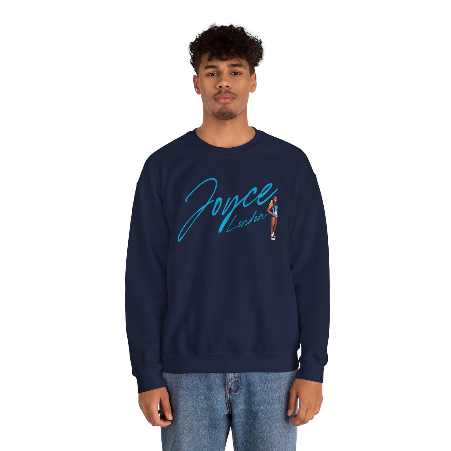 Joyce London Cursive Crewneck Sweatshirt