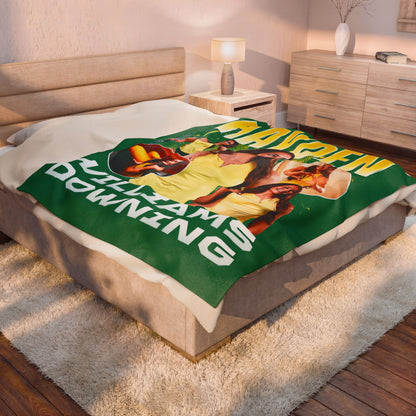 Hayden Williams-Downing Colored & White Combo 60"-80" Plush Blanket