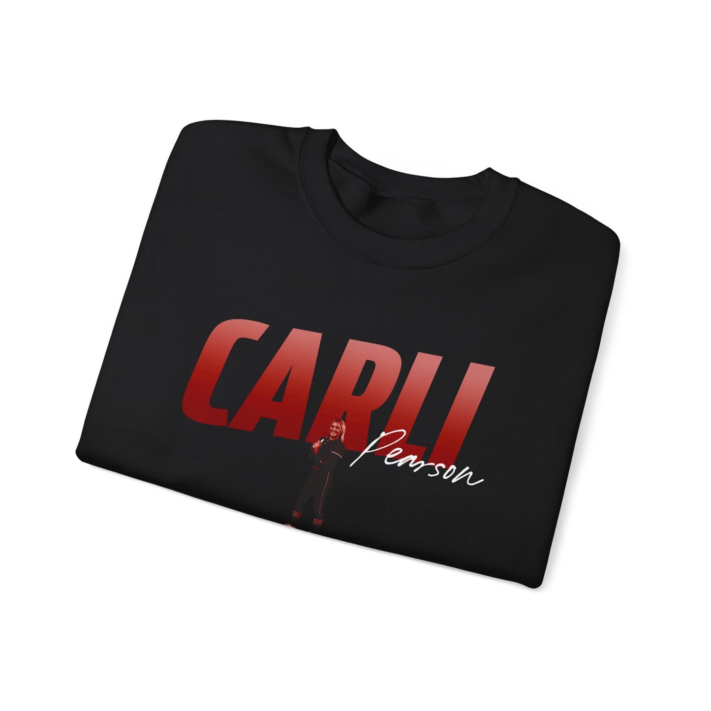 Carli Pearson Big Last Name Crewneck Sweatshirt