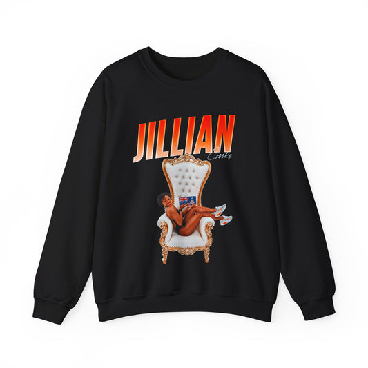 Jillian Crooks Cursive Combo Crewneck Sweatshirt
