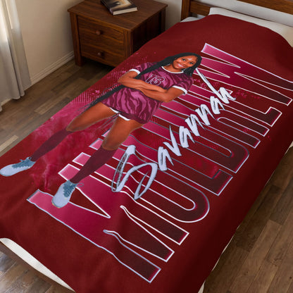 Savannah Muldrew 60"-80" Plush Blanket