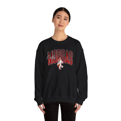 Bella Morgas Curved Combo Colored Crewneck Sweatshirt