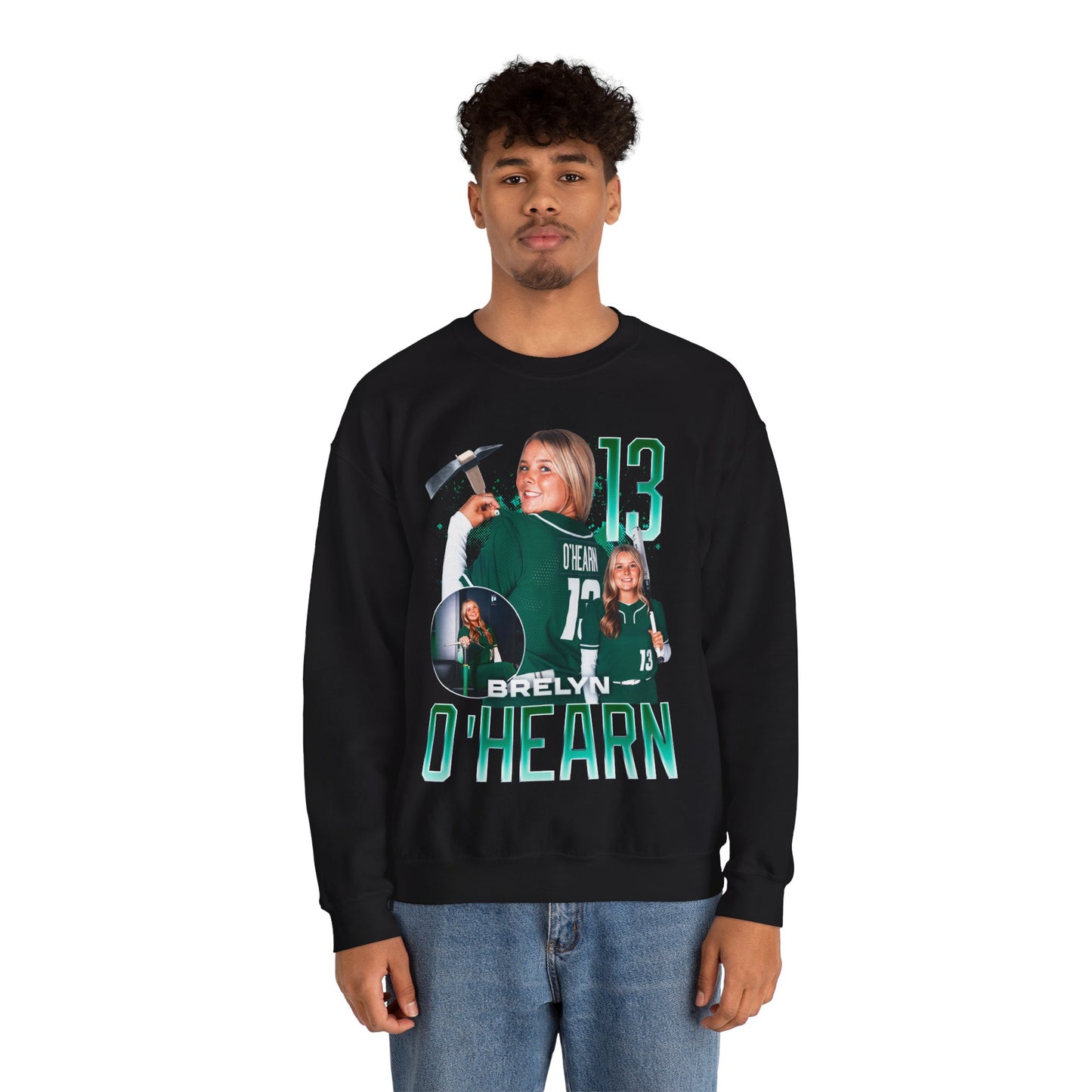Brelyn O'Hearn Name & Number Ombre Crewneck Sweatshirt