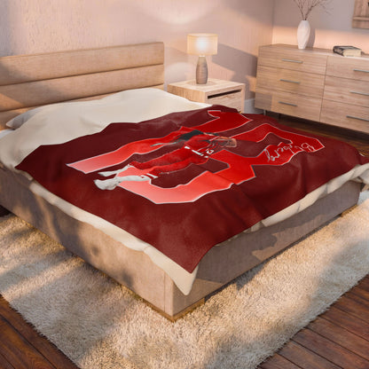 Addison Blomberg Player Icon Number 60"-80" Plush Blanket
