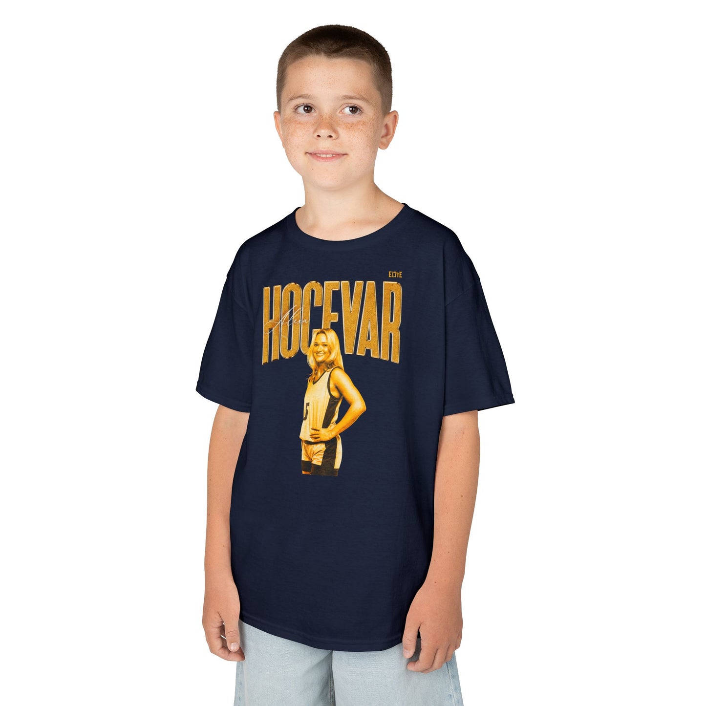 Alexa Hocevar Big Last Name Kids Tee