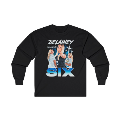 Delainey Six Long Sleeve Tee