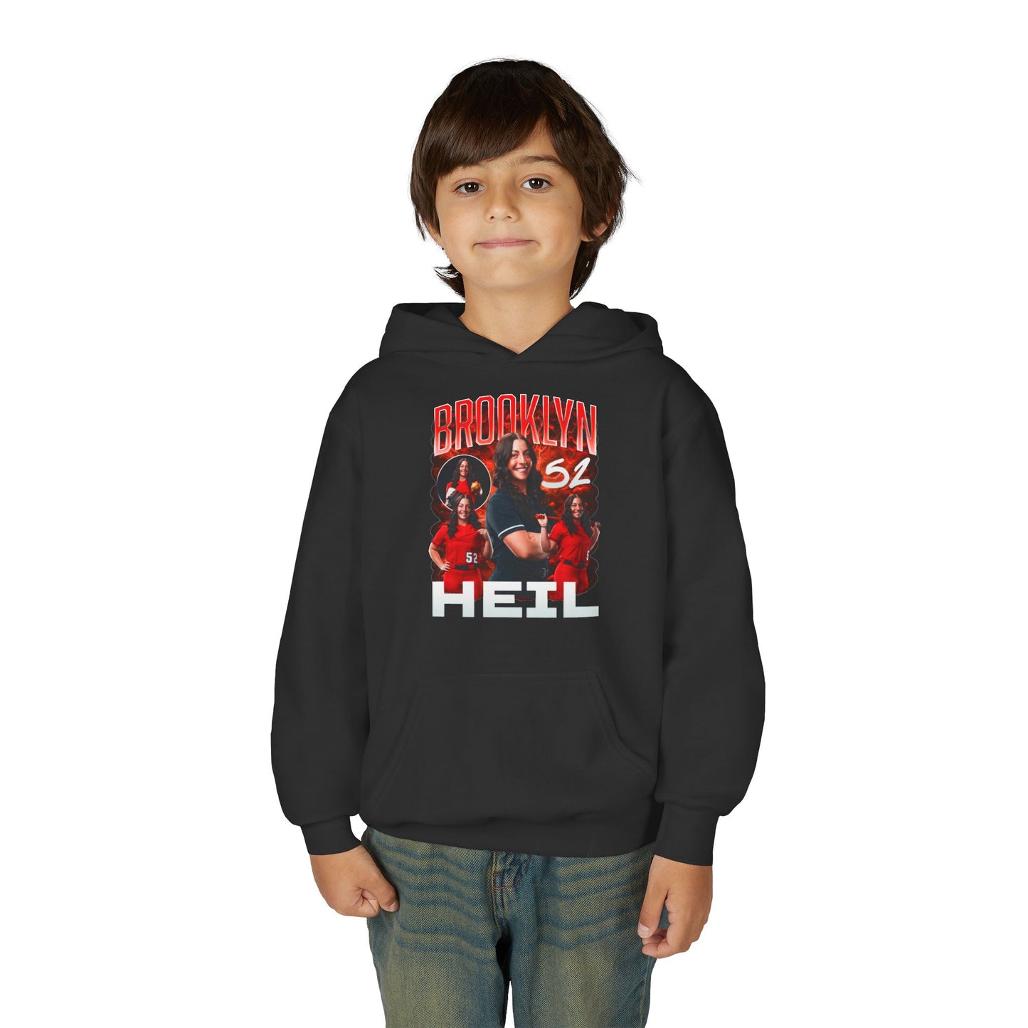 Brooklyn Heil Lightning Storm Kids Hoodie
