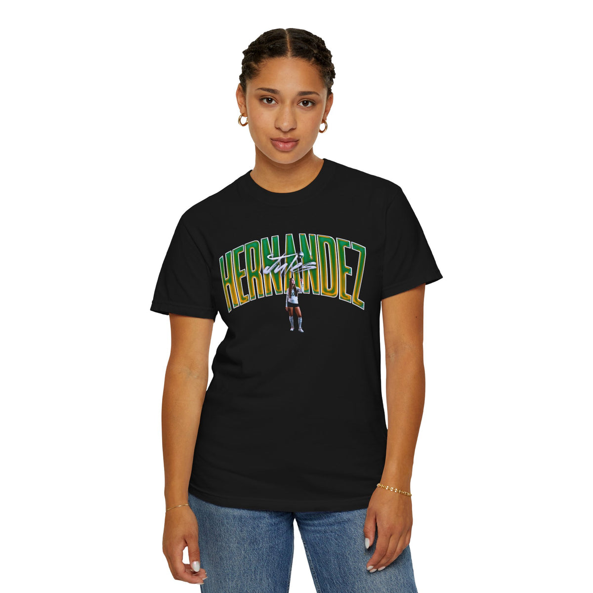 Jules Hernandez Cursive Name & Number Premium Tee