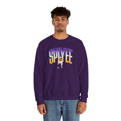 Emanuel Spiyee Curved Combo Colored Crewneck Sweatshirt