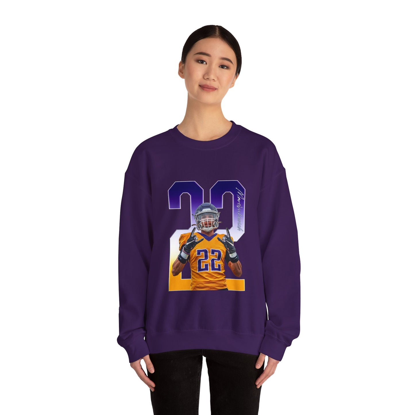 Josh Marcinkevich Player Icon Number Crewneck Sweatshirt