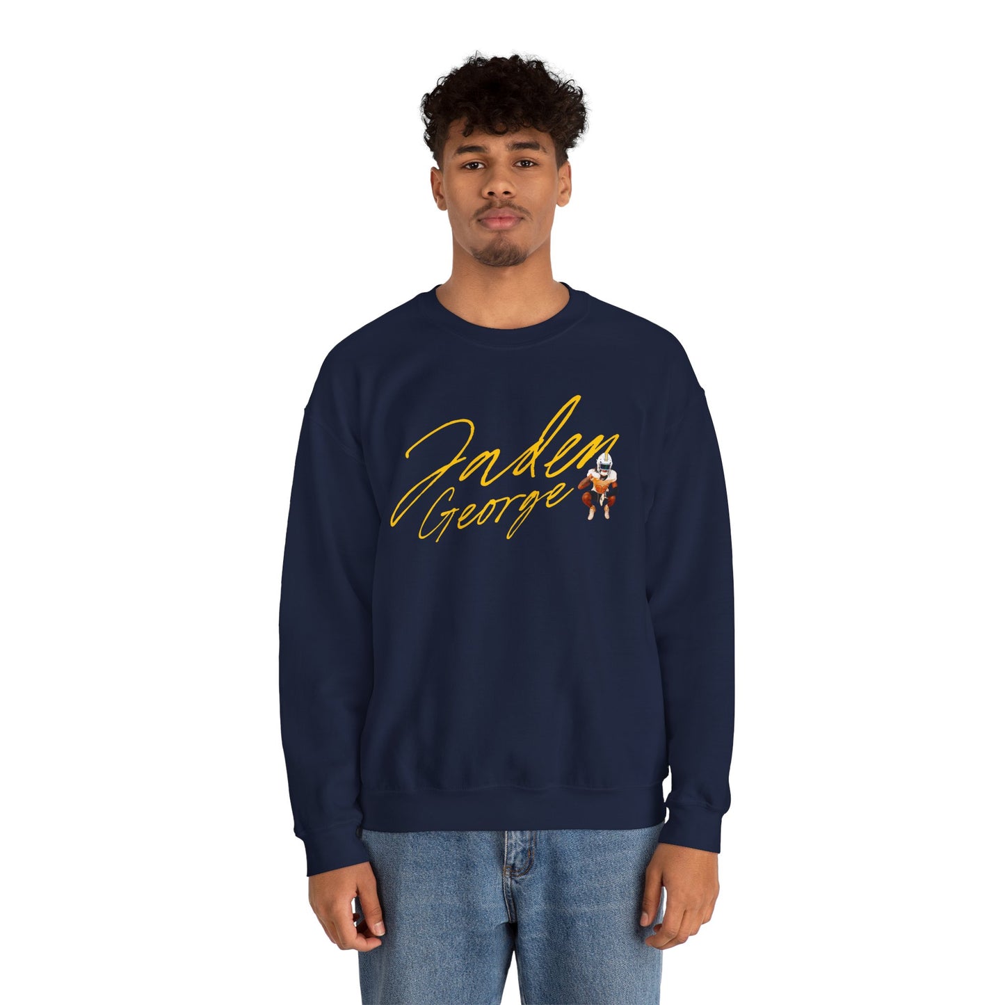 Jaden George Cursive Crewneck Sweatshirt