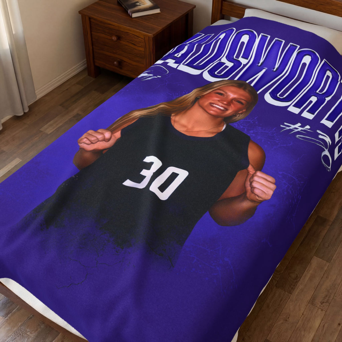Kami Wadsworth 60"-80" Plush Blanket