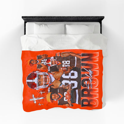 Selah Brown 60"-80" Plush Blanket