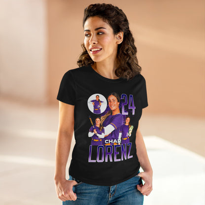 Char Lorenz Name & Number Combo Women's Tee
