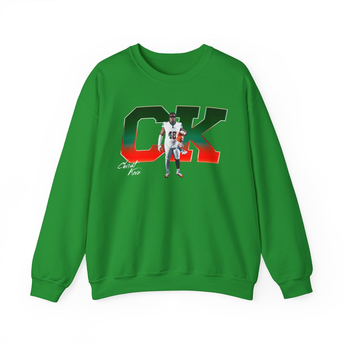 Christ Kore Big Initials Crewneck Sweatshirt