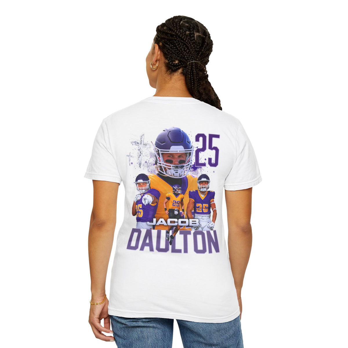 Jacob Daulton Logo Front & Back Premium Tee