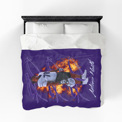 Antonio Heath 60"-80" Plush Blanket