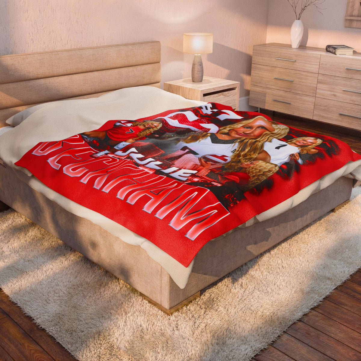 Julie Beckham 60"-80" Plush Blanket