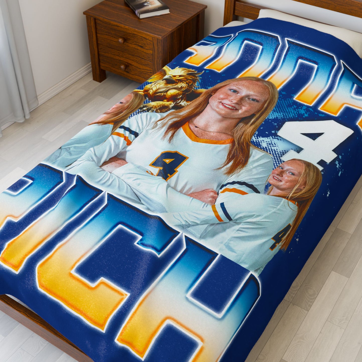Anna Rich 60"-80" Plush Blanket