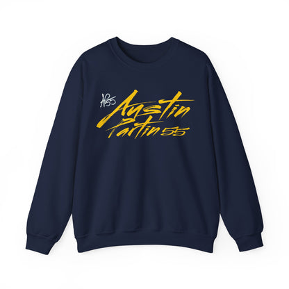 Austin Partin Cursive Name & Number Crewneck Sweatshirt