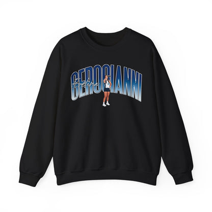 Evelina Gerogianni Curved Combo Colored Crewneck Sweatshirt
