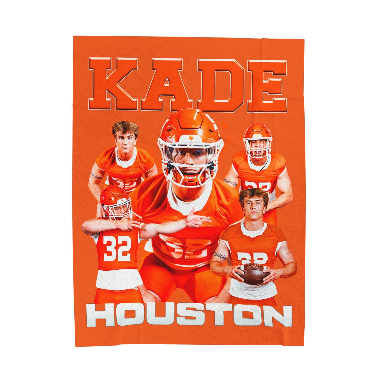 Kade Houston 60"-80" Plush Blanket