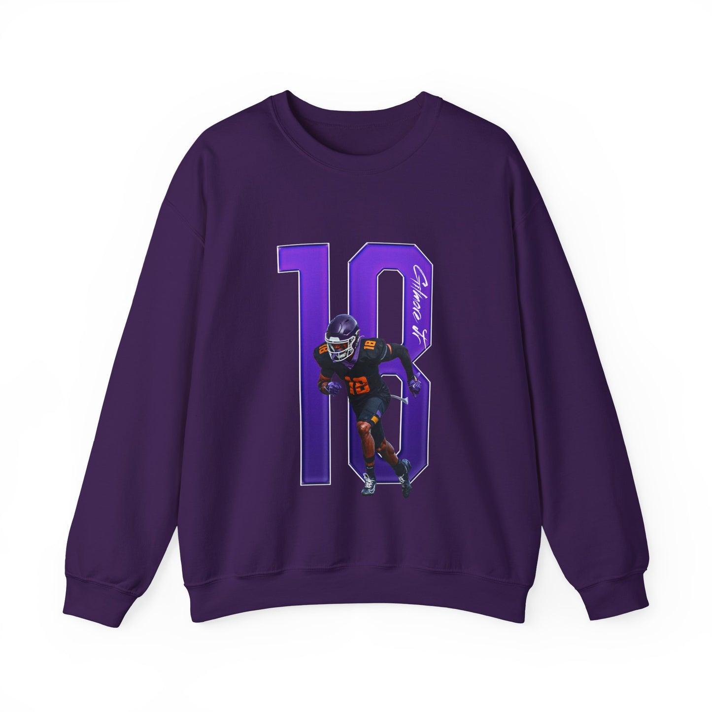 Lebarion Gilmore Jr. Player Icon Number Crewneck Sweatshirt