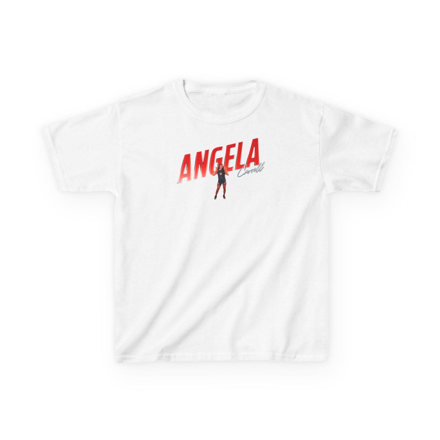 Angela Carroll Cursive Combo Colored Kids Tee