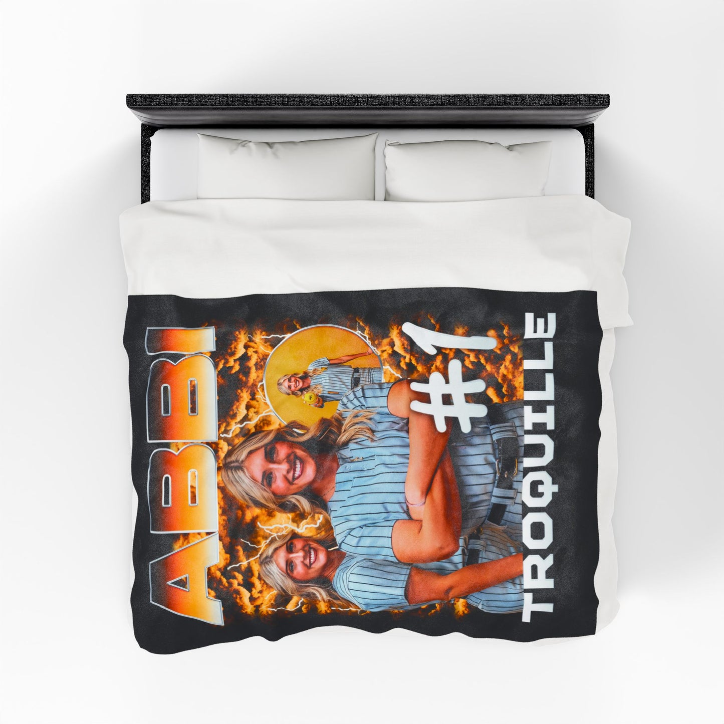 Abbi Troquille 60"-80" Plush Blanket